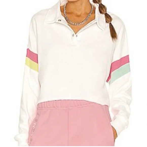 Wildfox Candy Stripe Miami Polo - Picture 1 of 2